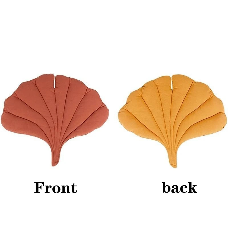 Leaf-Shaped Soft Washable Pet Bed Mat for Cats & Small Dogs