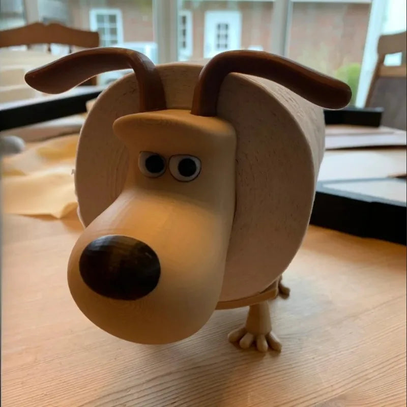 Puppy Toilet Holder – Cute Floor-Standing Bathroom Storage Accessory