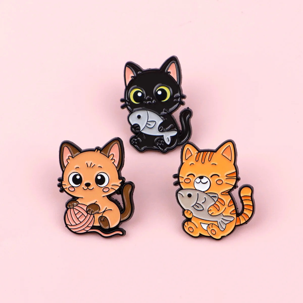 Cute Cartoon Dog Enamel Lapel Pins