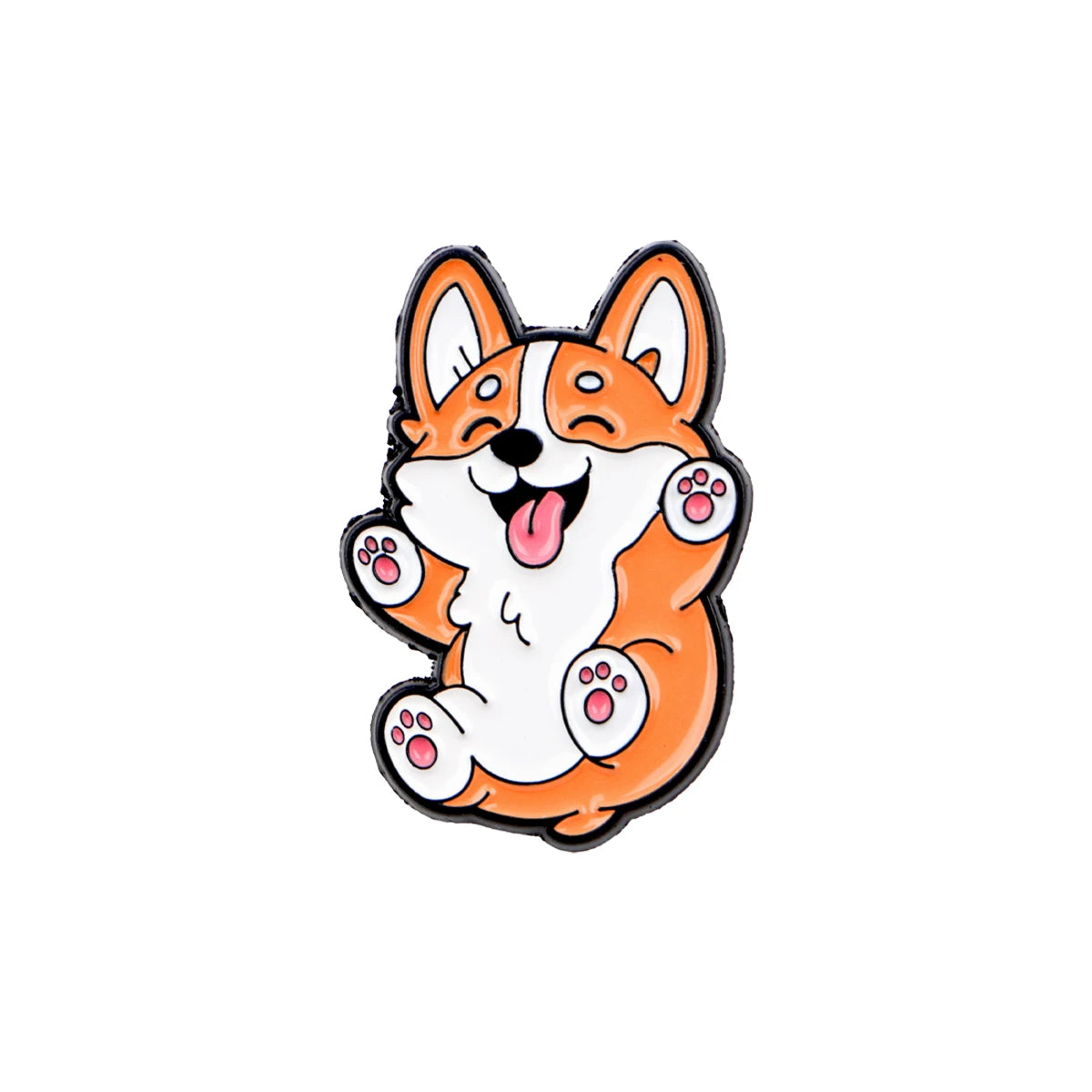 Cute Cartoon Dog Enamel Lapel Pins