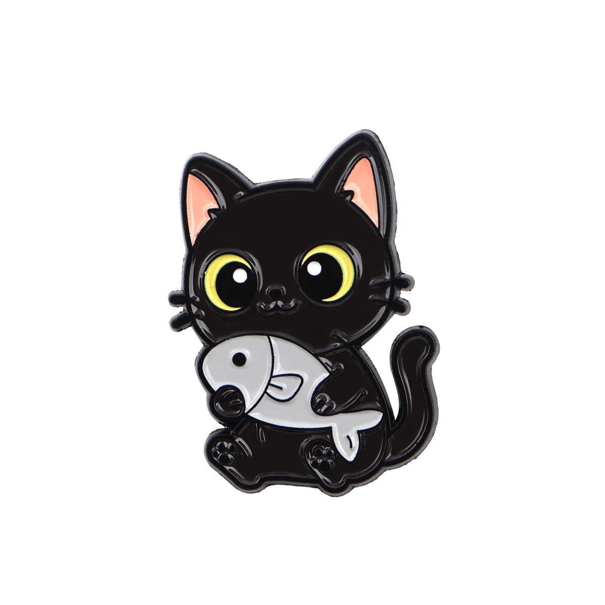 Cute Cat Series Enamel Lapel Pins