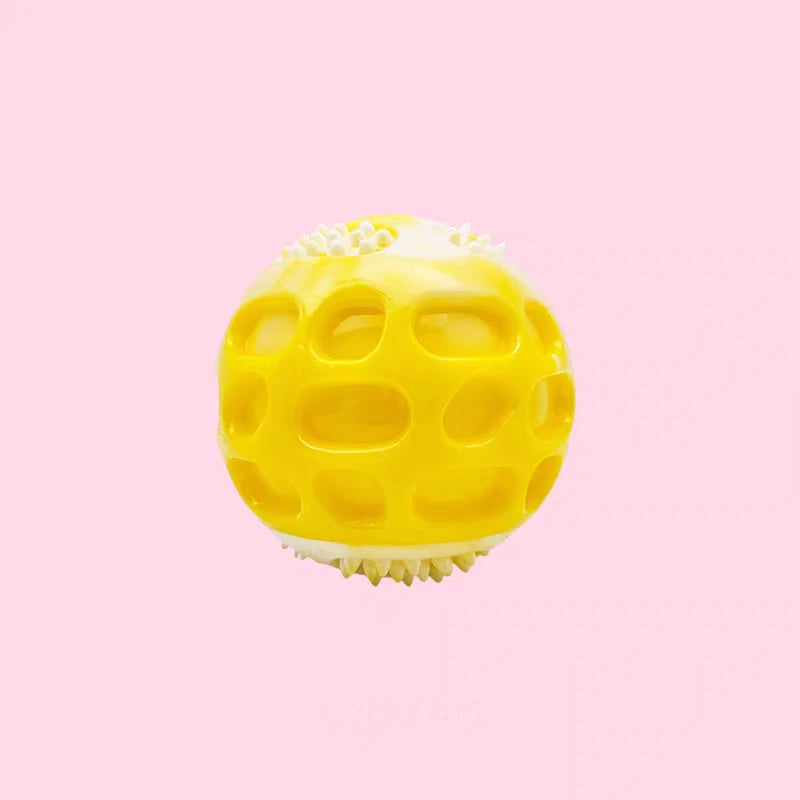 Durable Rubber Dog Ball Toy for Chewing & Training