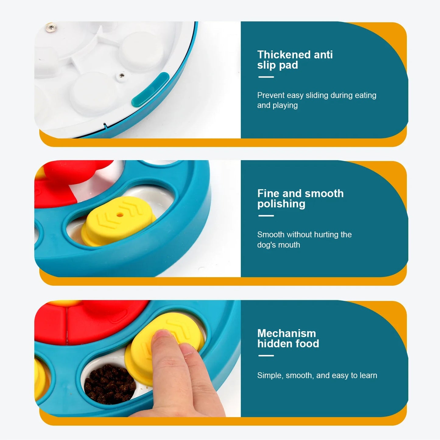 Maze Slow Feeder Pet Bowl with Non-Slip Base