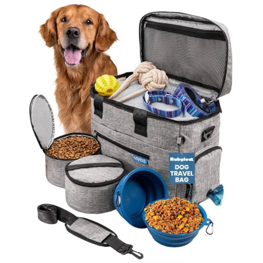 Multifunctional Dog Travel Bag – Spacious Pet Organizer