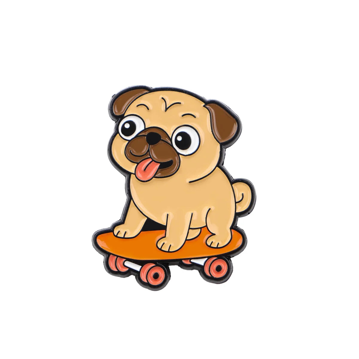 Cute Cartoon Dog Enamel Lapel Pins