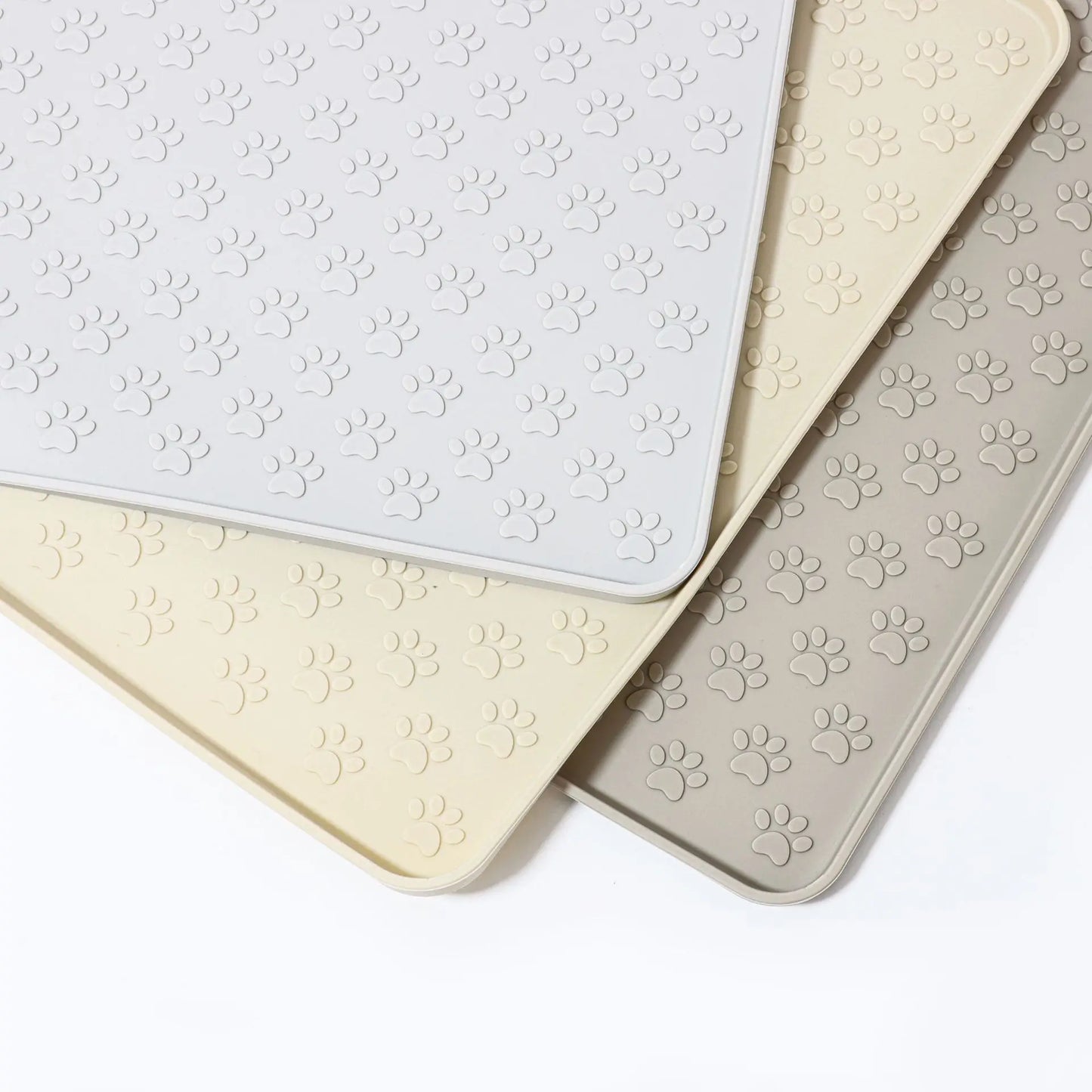 Silicone Pet Feeding Mat with Raised Edges