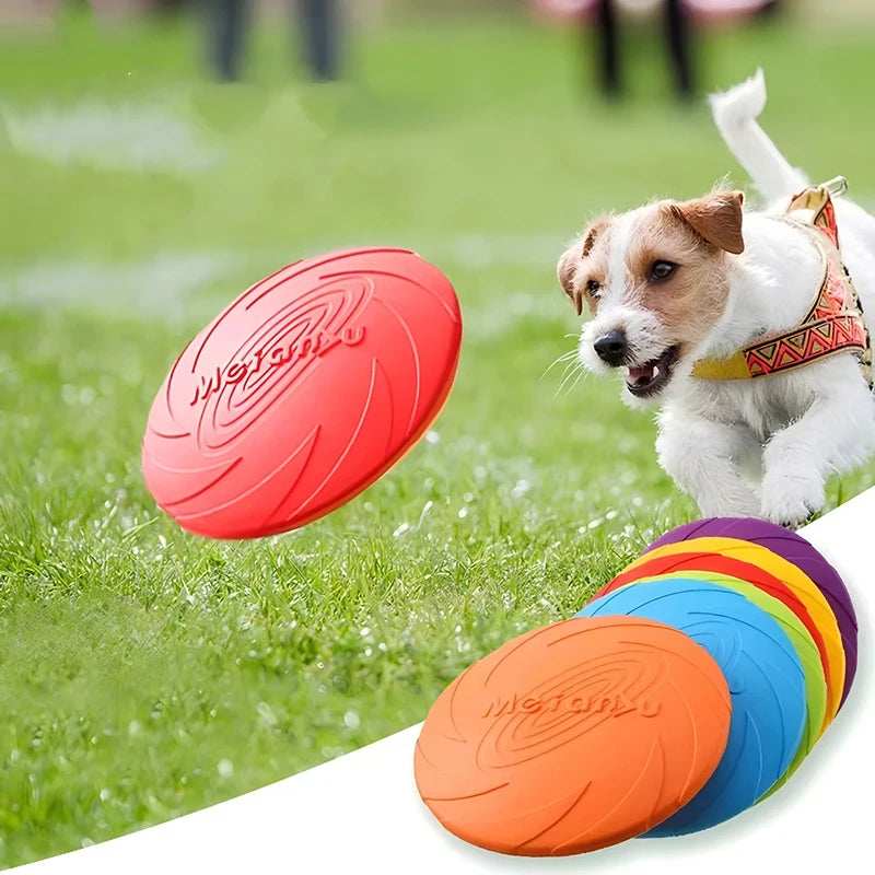 Safe TPR Flying Disc Dog Toy for Outdoor Fetch