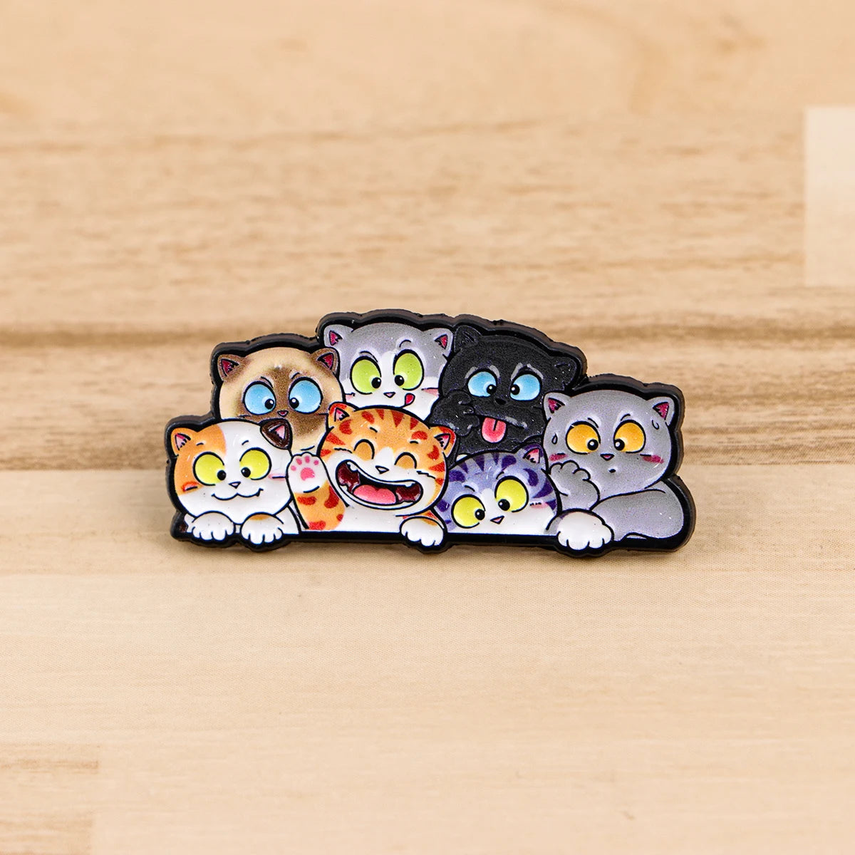 Cute Cat Lover Enamel Lapel Pins