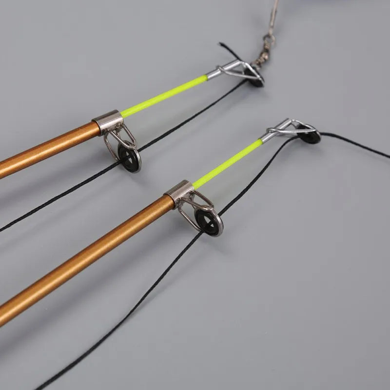 Retractable Fishing Rod Cat Teaser Toy with Feathers