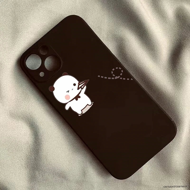 Bubu Dudu Couple iPhone Case – Funny Cartoon Silicone Phone Cover