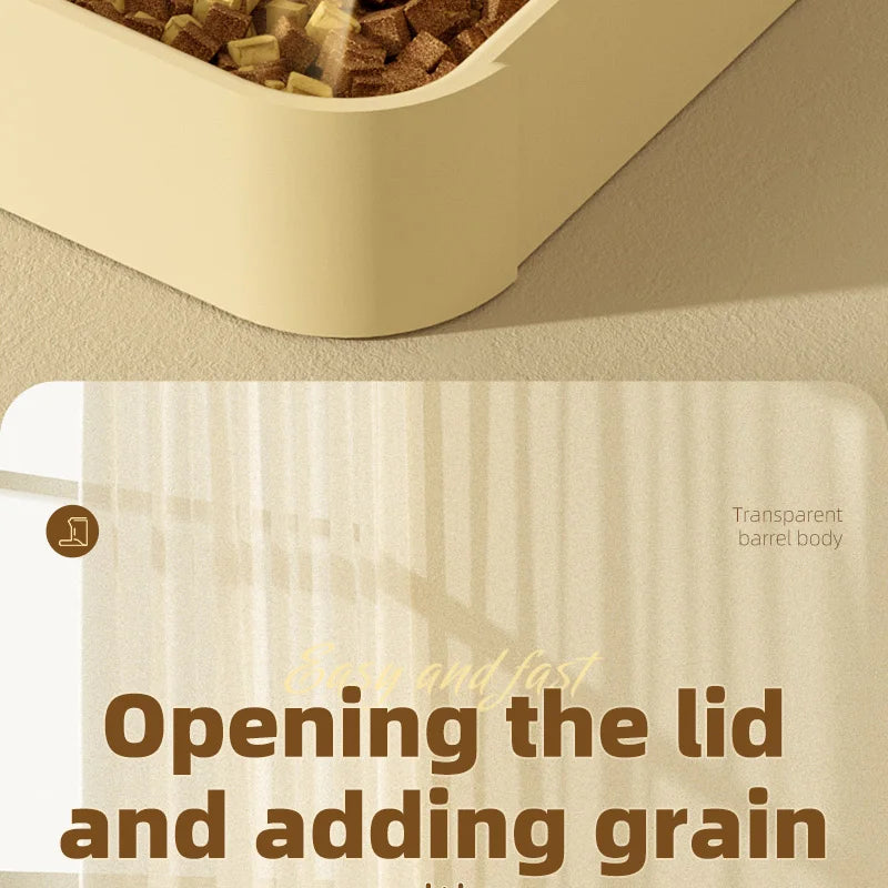 HOOPET Automatic Pet Feeder & Water Dispenser for Dogs & Cats