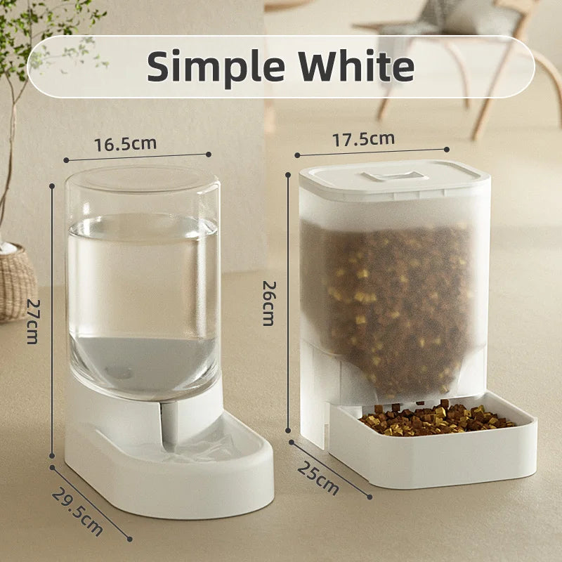 HOOPET Automatic Pet Feeder & Water Dispenser for Dogs & Cats