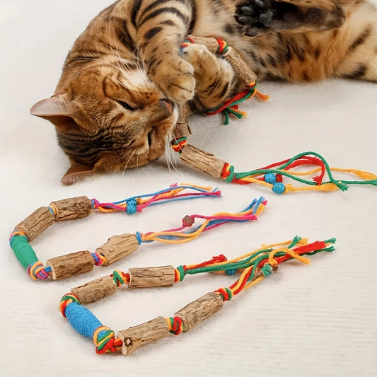 2-Piece Natural Rope Cat Toy – Chew & Dental Care