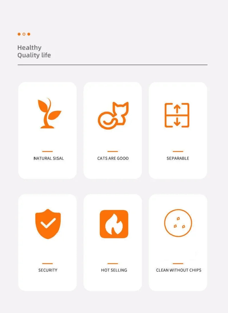 Cactus-Shaped Cat Scratching Post with Sisal Rope – Interactive Climbing & Scratching