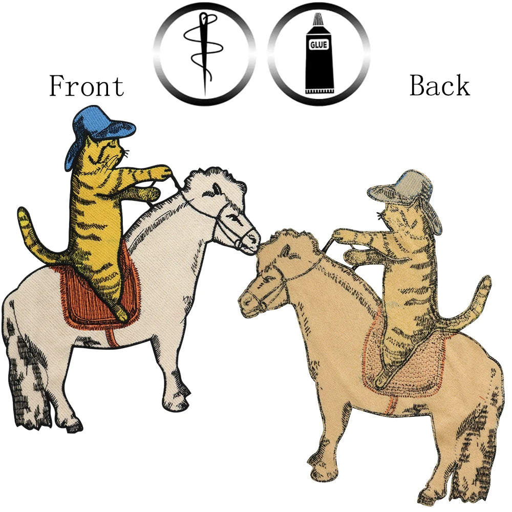 Cute Animal Embroidered Sew-On Patches