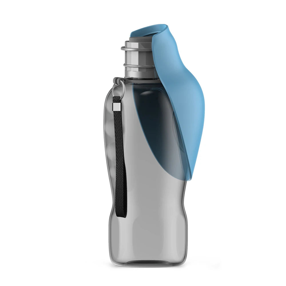 800ML Portable Dog Water Bottle Dispenser for Travel & Outdoor Use