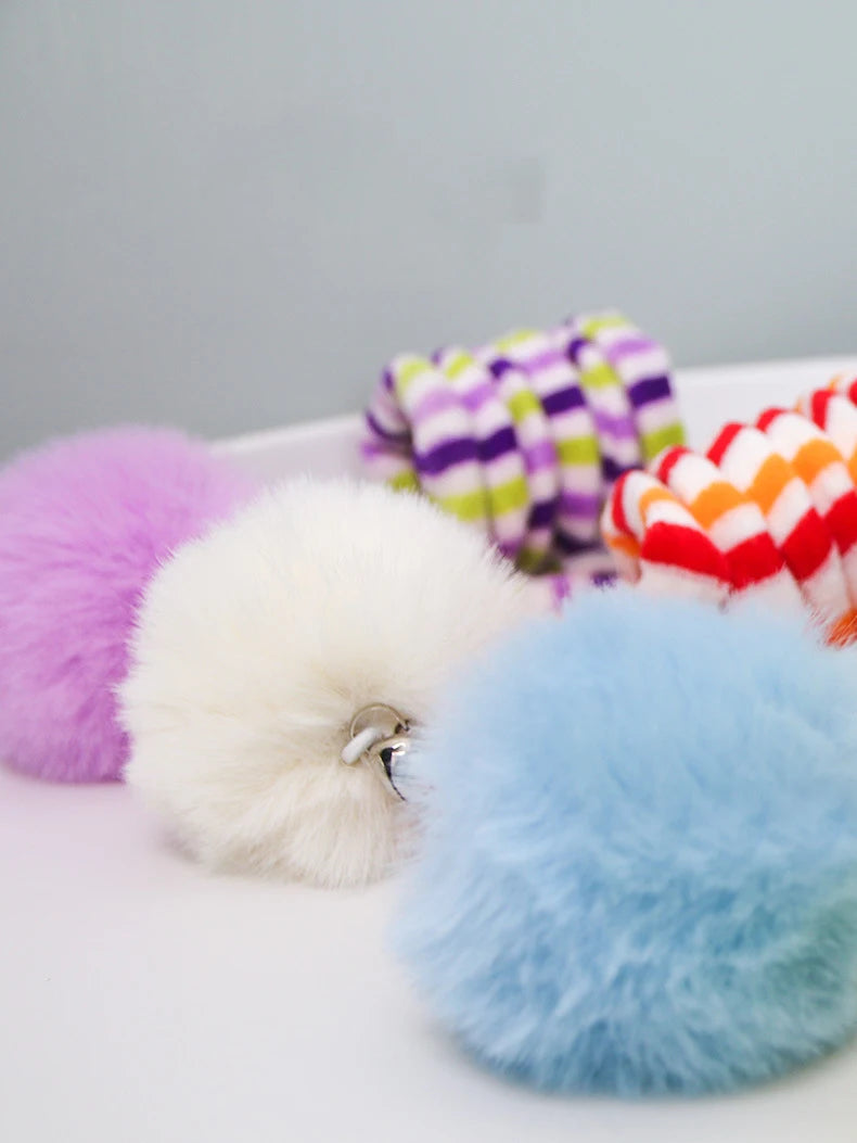 Interactive Hanging Cat Toy with Elastic Rope & Bell