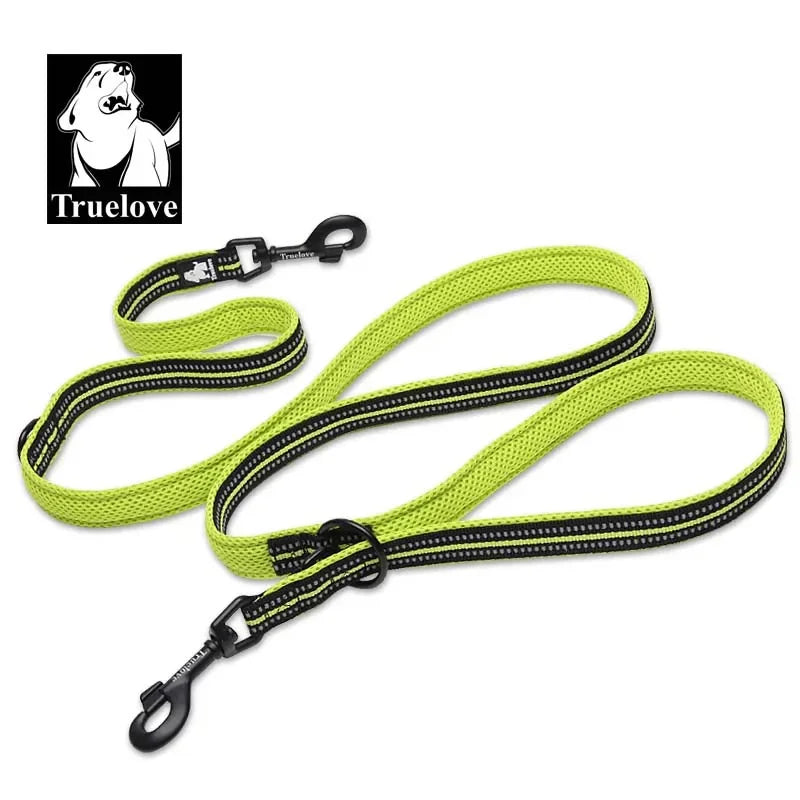 TRUELOVE 7-in-1 Adjustable Dog Leash TLL2411 – Reflective Multi-Function Hands-Free Lead