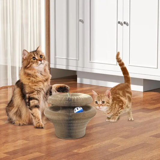 Kitty Curls Cat Toy – Interactive Scratch Pad & Resting Spot