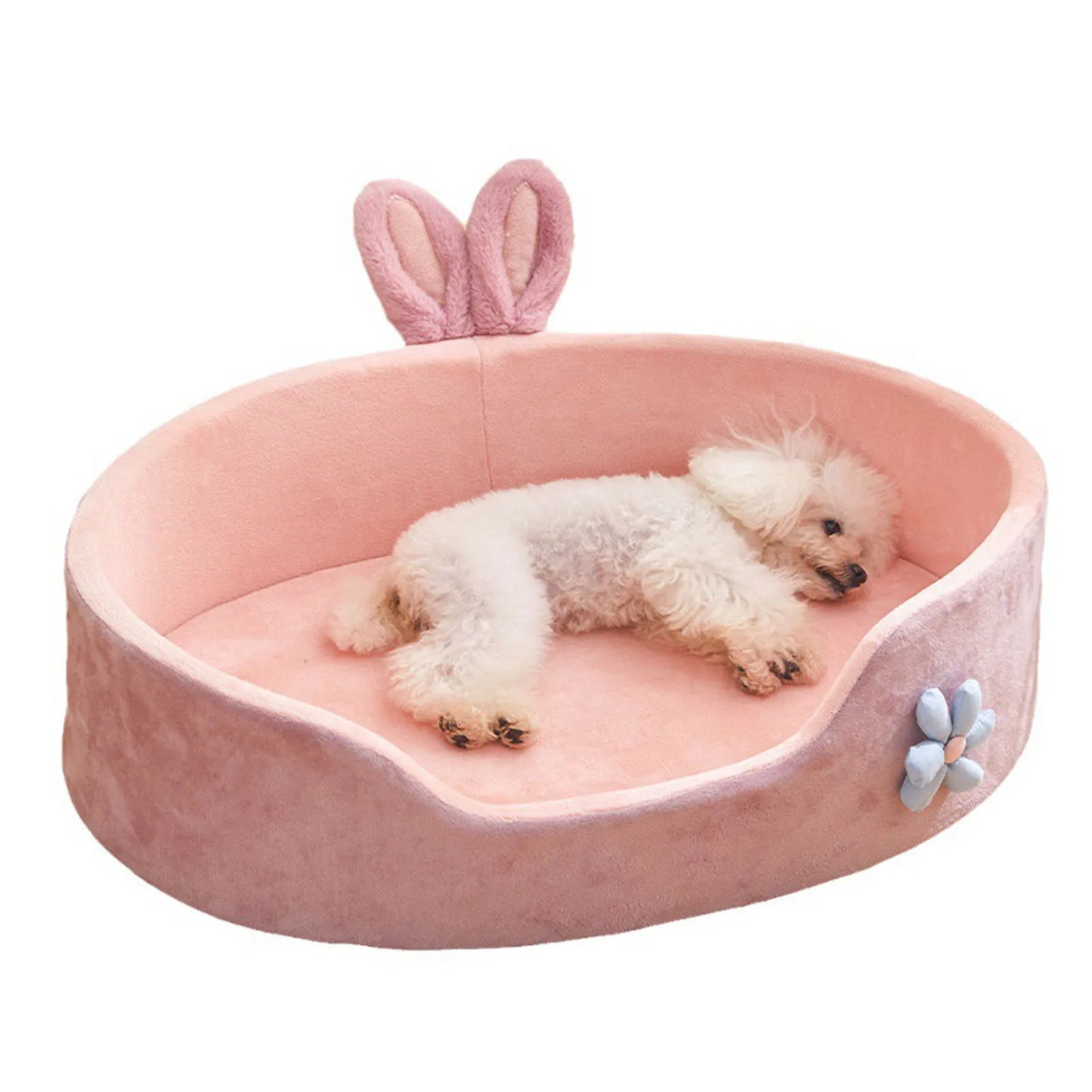 Detachable Washable Pet Bed – Soft & Warm Dog and Cat Sleeping Bed