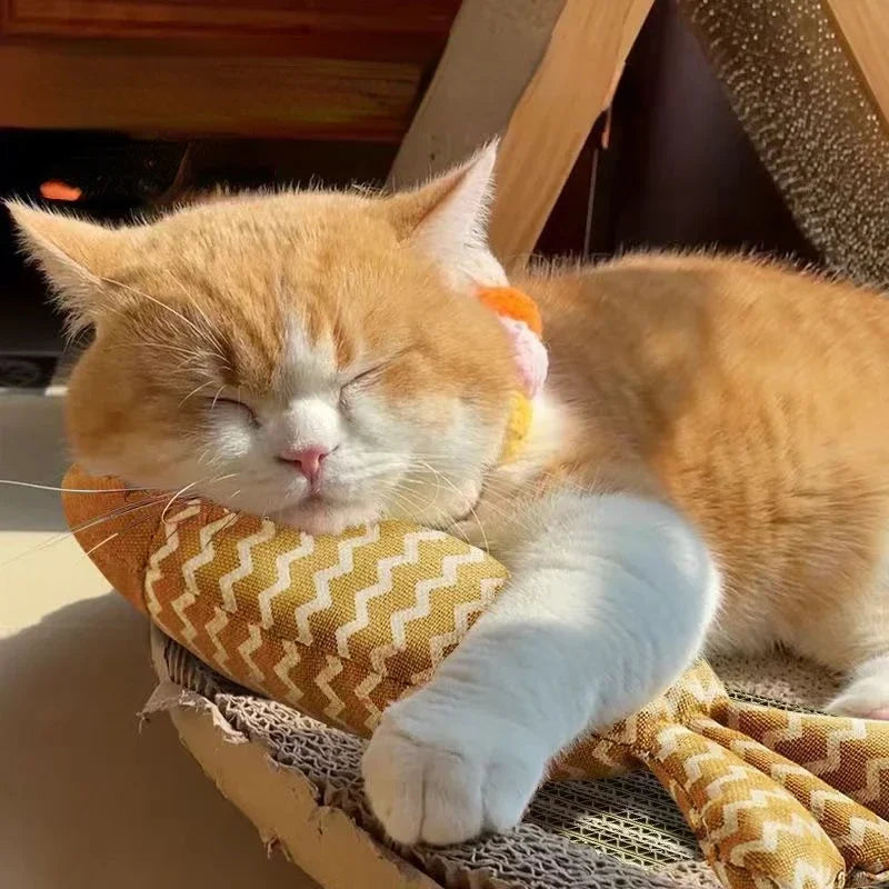 Realistic Plush Catnip Fish Toy for Cats