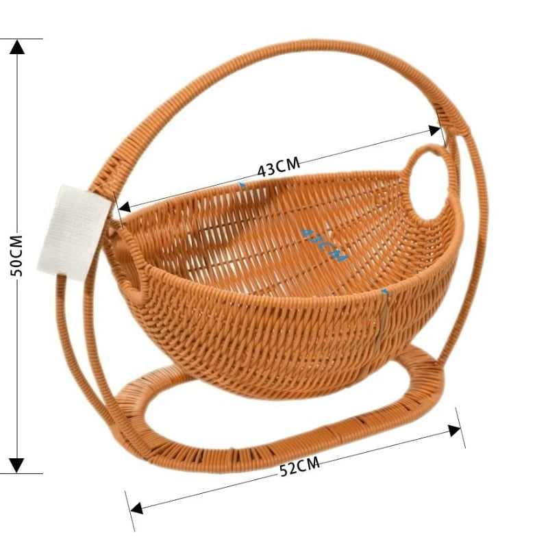 Indoor Hanging Cat Hammock Bed with Support Bracket