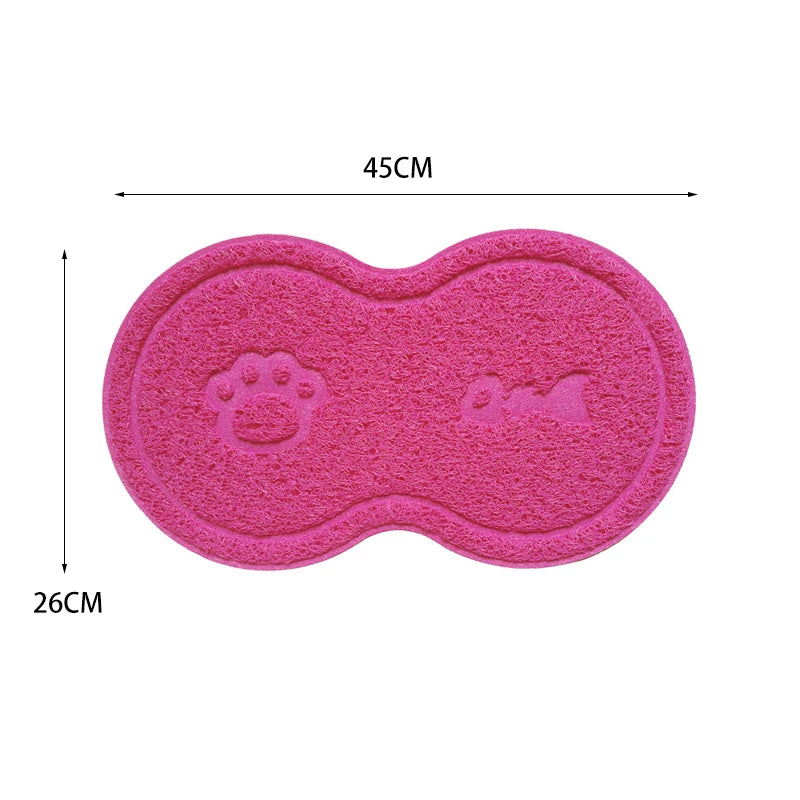 Cute Peanut-Shaped Non-Slip Pet Feeding Mat