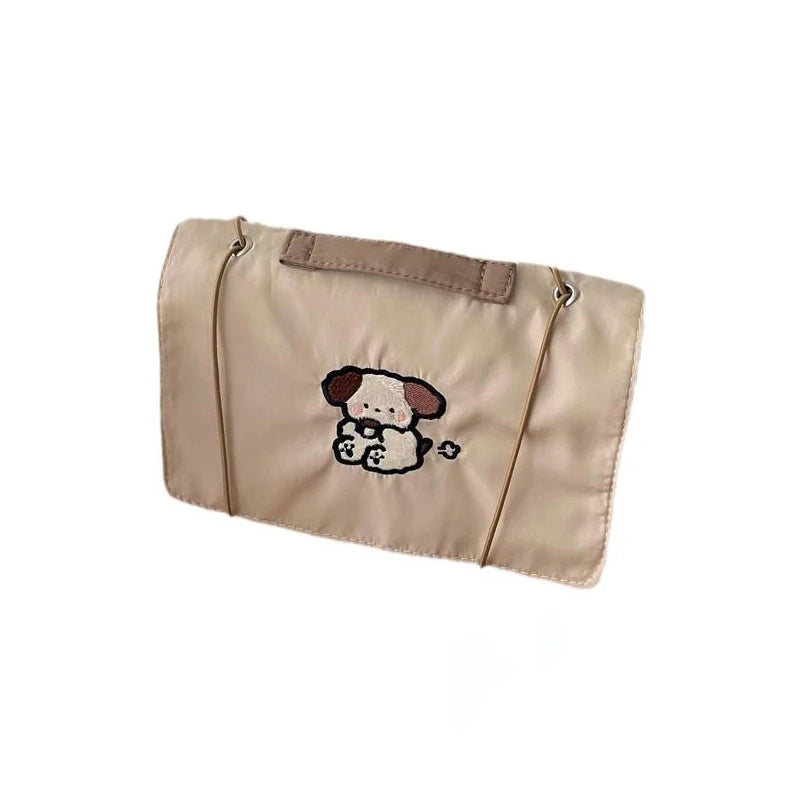 Cute Cartoon Dog Makeup Bag – Large Capacity Waterproof Travel Cosmetic Case