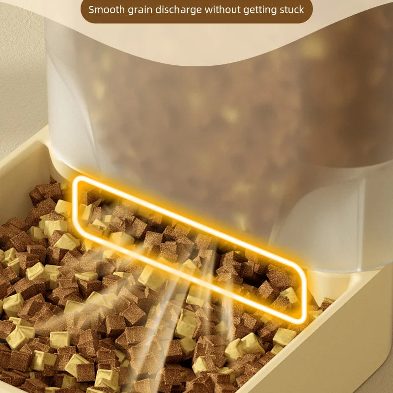 HOOPET Automatic Pet Feeder & Water Dispenser for Dogs & Cats