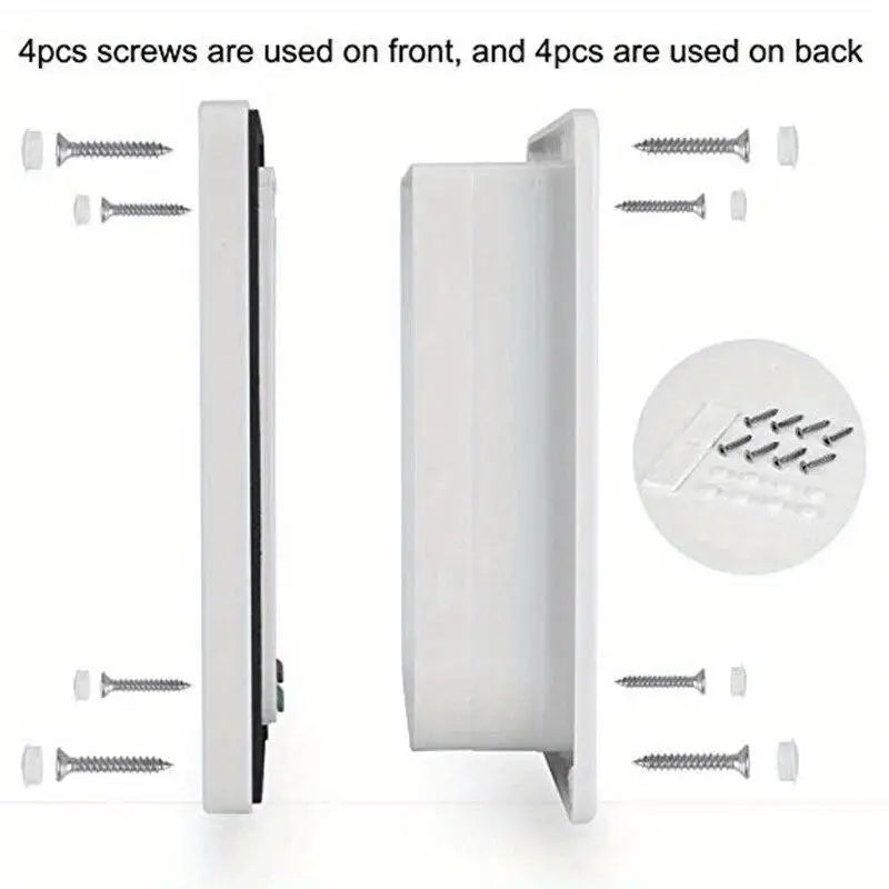 Pet Cat & Dog Door Hole – Two-Way Safety Flap for Controlled Entry & Exit