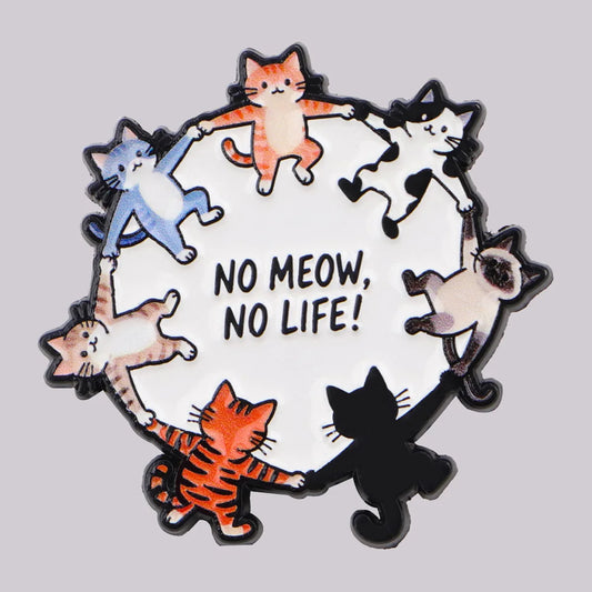 Cute Pet Lover Cat Enamel Lapel Pins