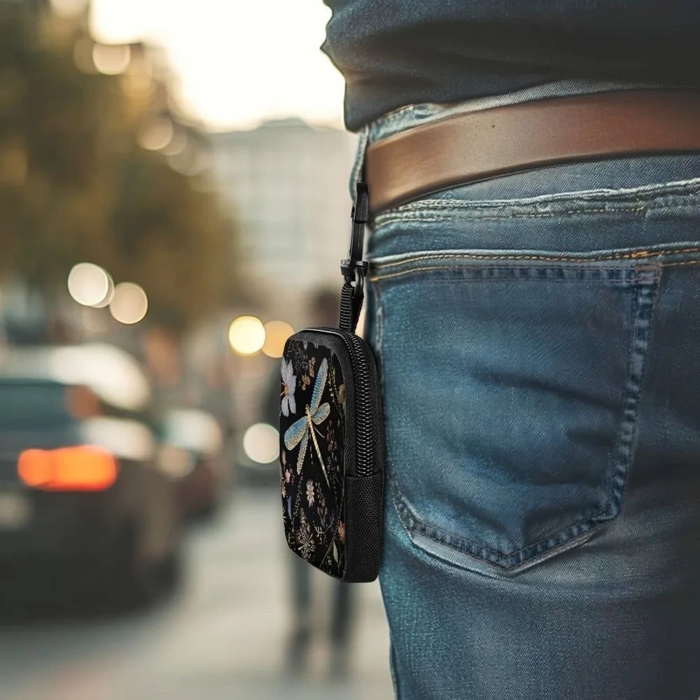 Trendy Mini Coin Purse – Cat & Dog Print Zipper Pouch