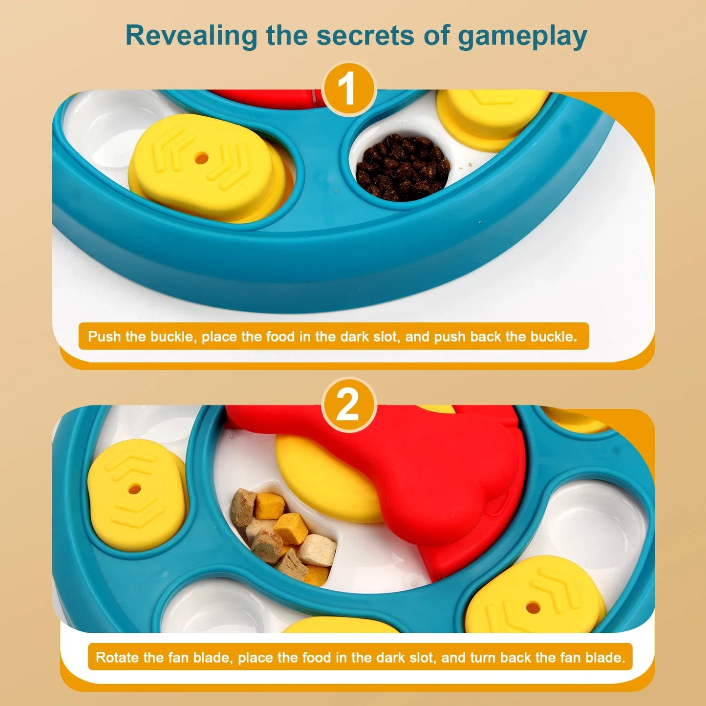 Maze Slow Feeder Pet Bowl with Non-Slip Base