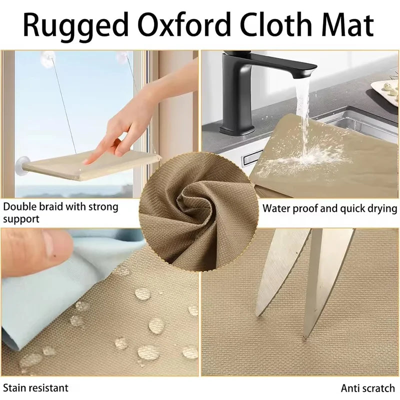 Window-Mounted Cat Hammock Bed with Suction Cups