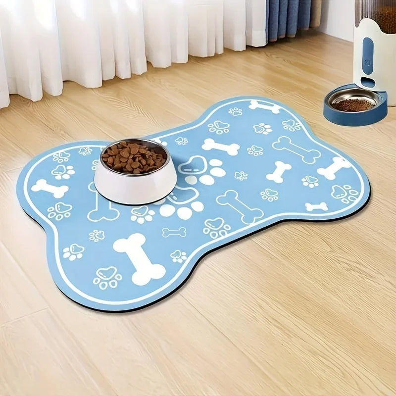 Non-Slip Quick-Dry PU Pet Feeding Mat