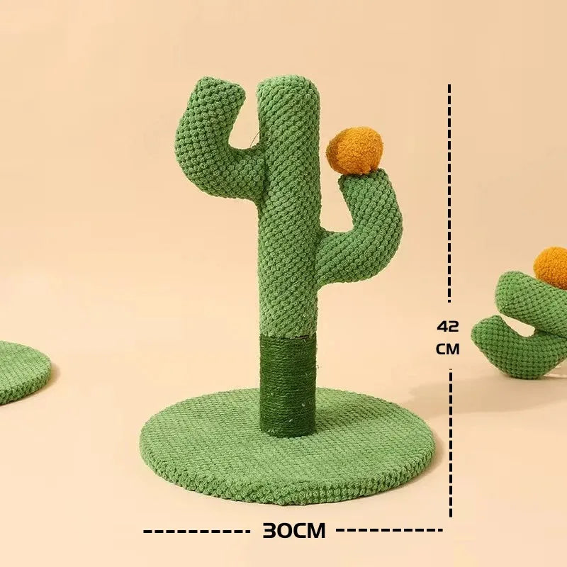 Cactus-Shaped Cat Scratching Post with Sisal Rope – Interactive Climbing & Scratching