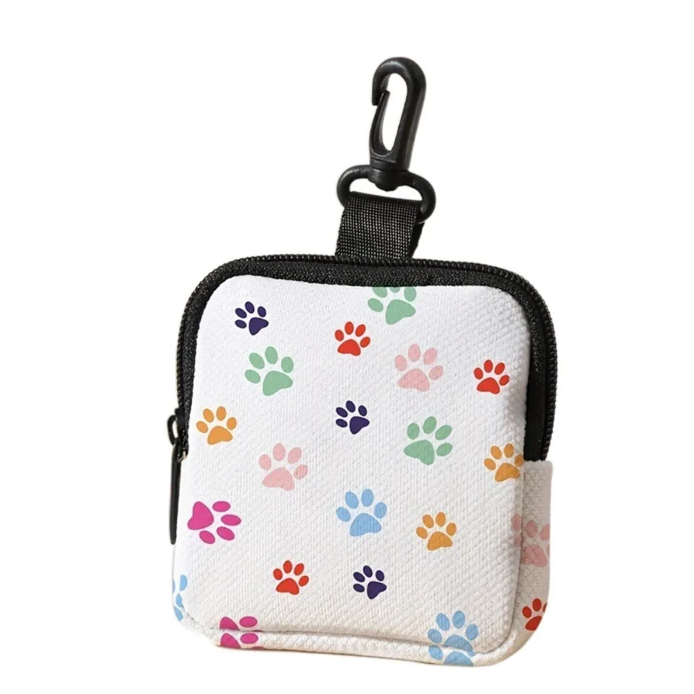 Trendy Mini Coin Purse – Cat & Dog Print Zipper Pouch