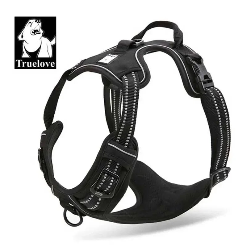 TRUELOVE No Pull Dog Harness TLH5651 – Adjustable Reflective Padded Pet Vest