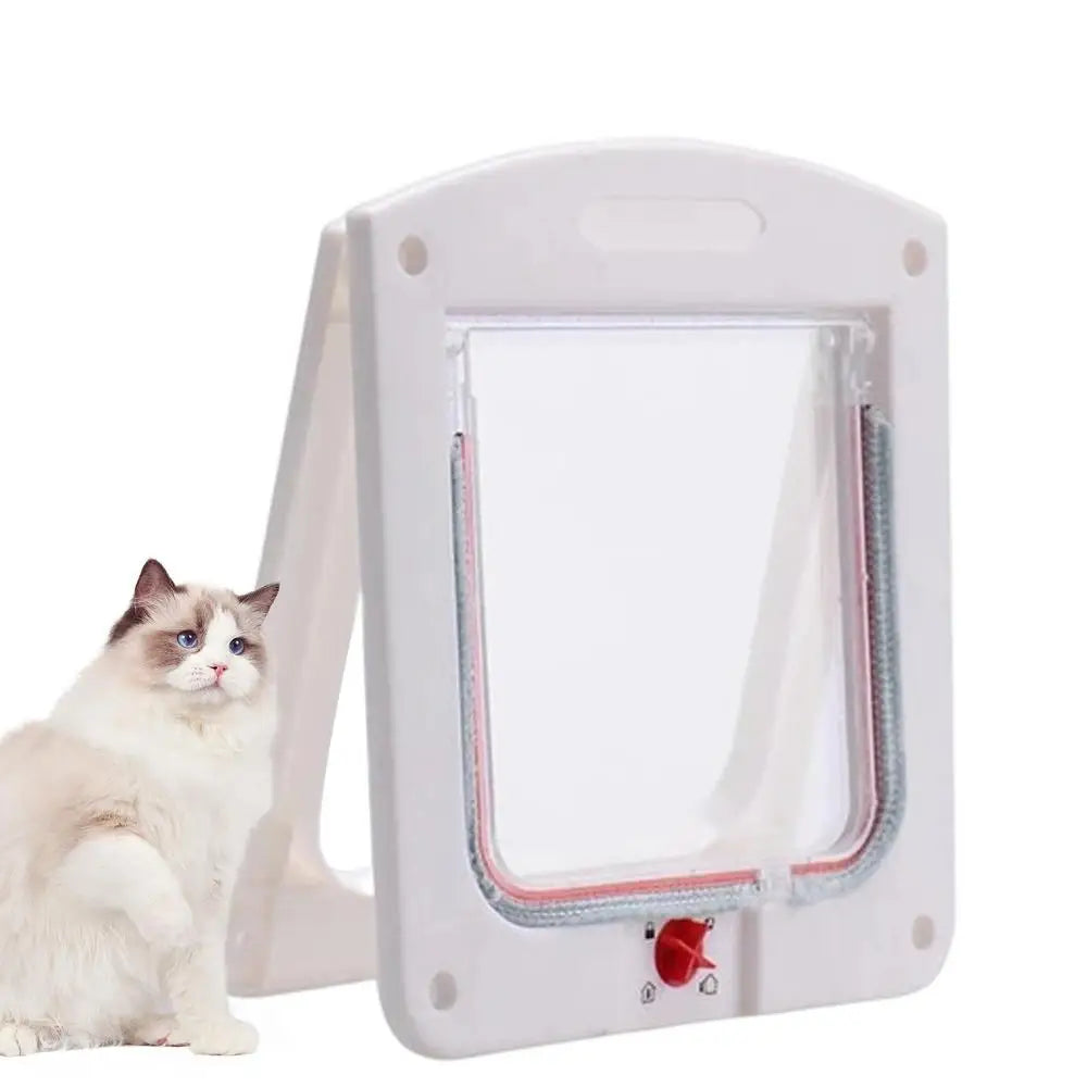4-Way Locking Weatherproof Pet Door for Cats & Dogs