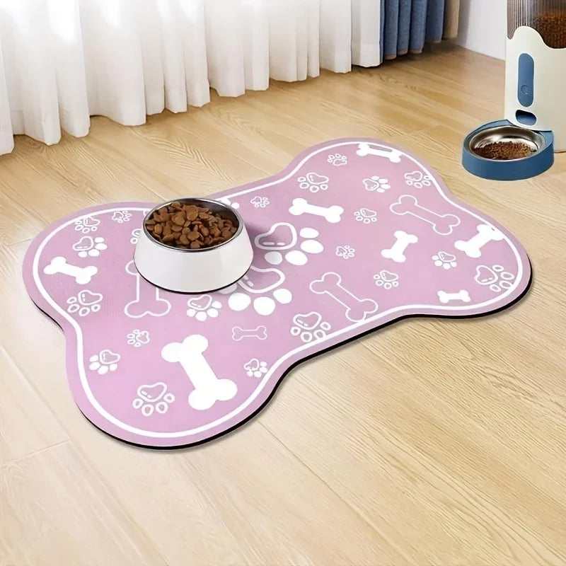 Non-Slip Quick-Dry PU Pet Feeding Mat