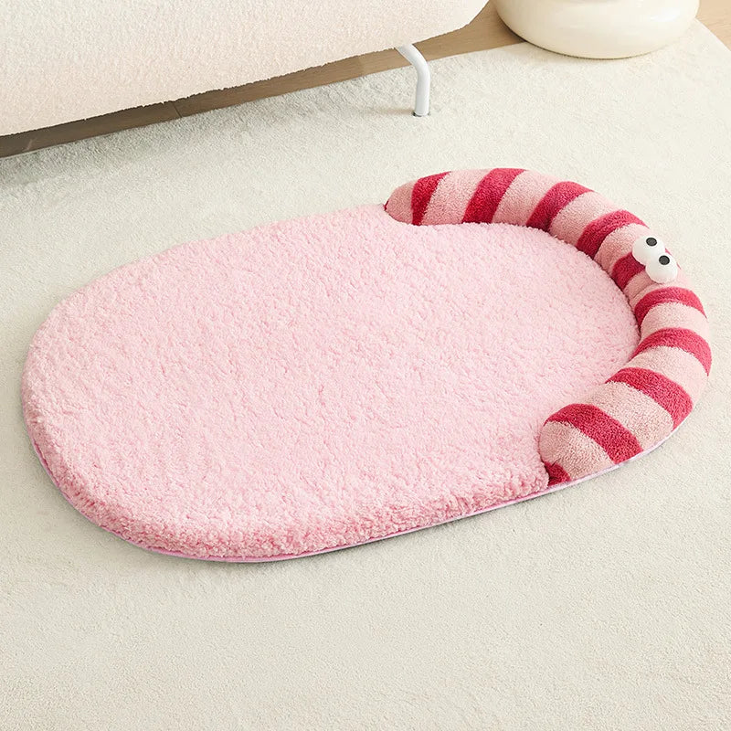 Soft Fleece Pet Bed Mat for Cats & Small Dogs