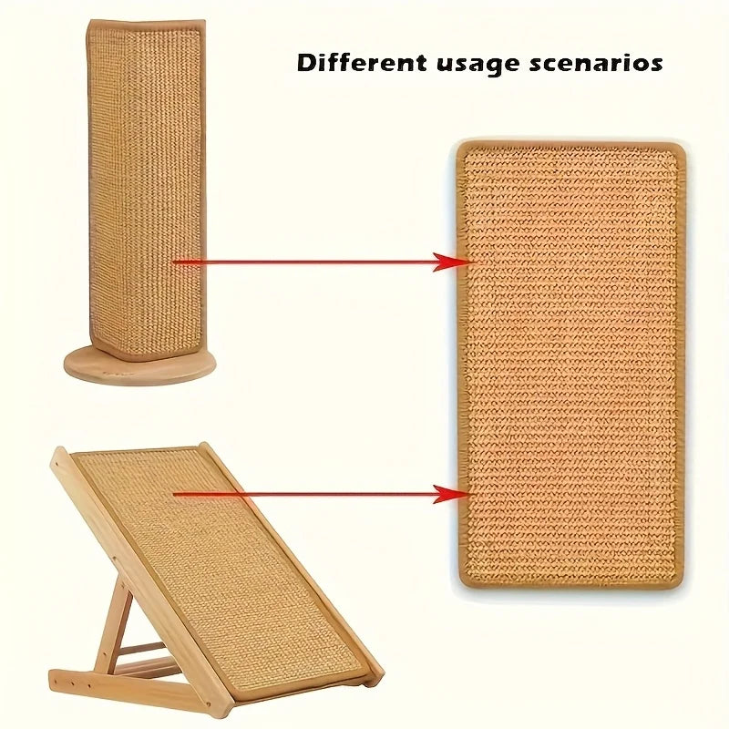 Sturdy Sisal Cat Scratching Post for Furniture Protection