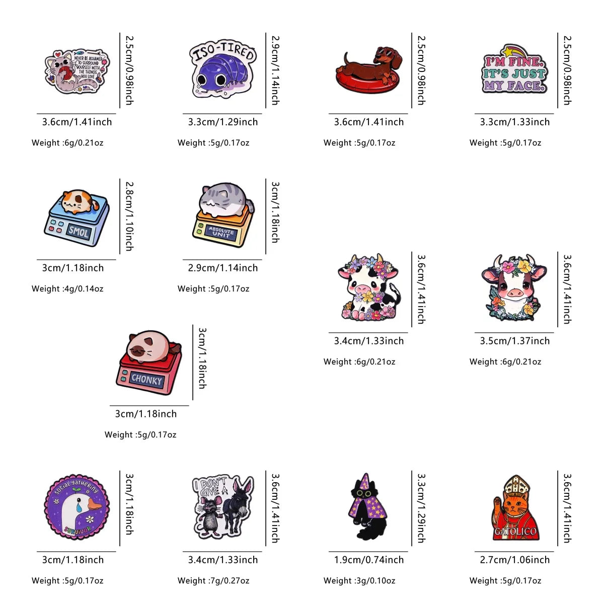 Cute Dachshund Enamel Lapel Pin