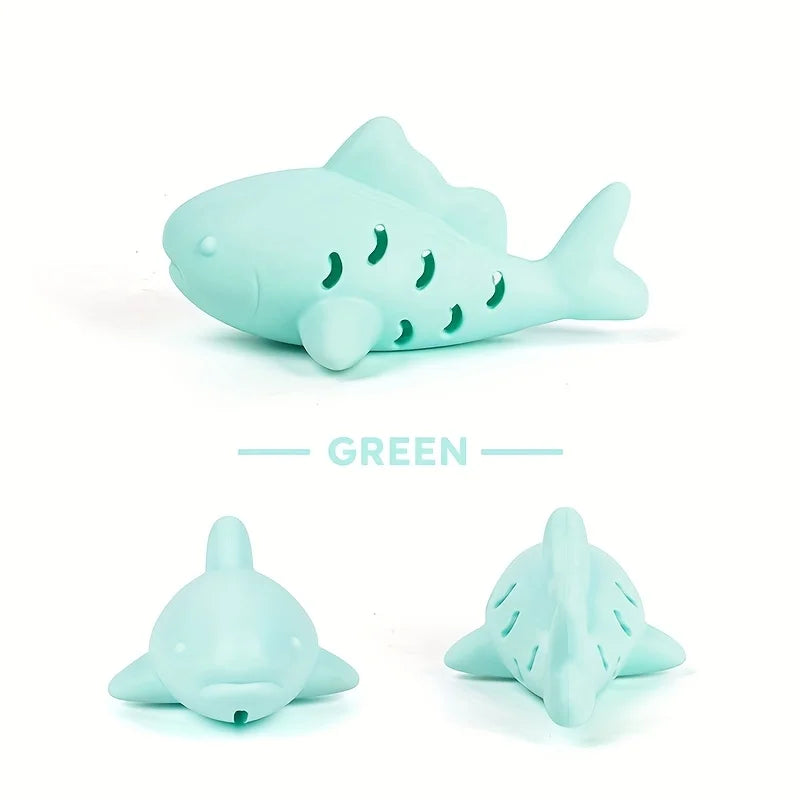Silicone Treat-Dispensing Chew Toy for Cats