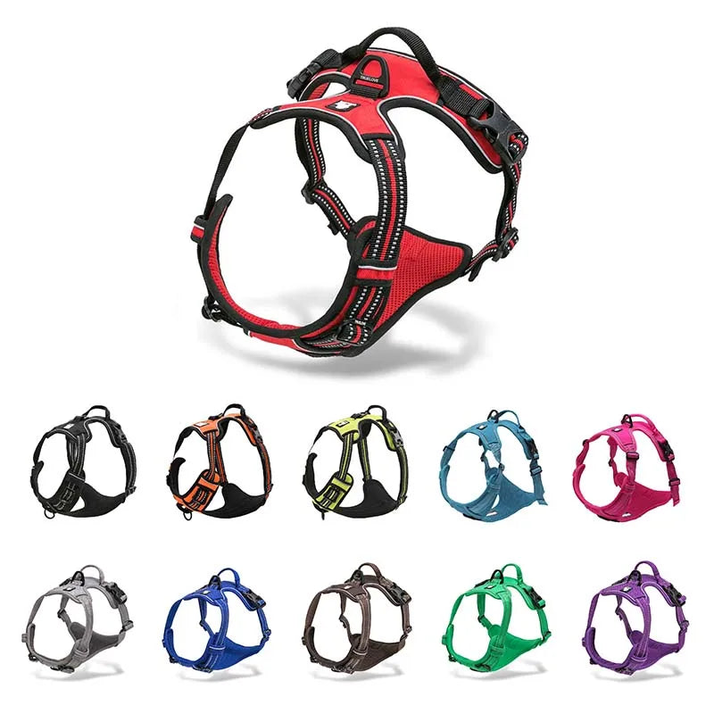 TRUELOVE No Pull Dog Harness TLH5651 – Adjustable Reflective Padded Pet Vest