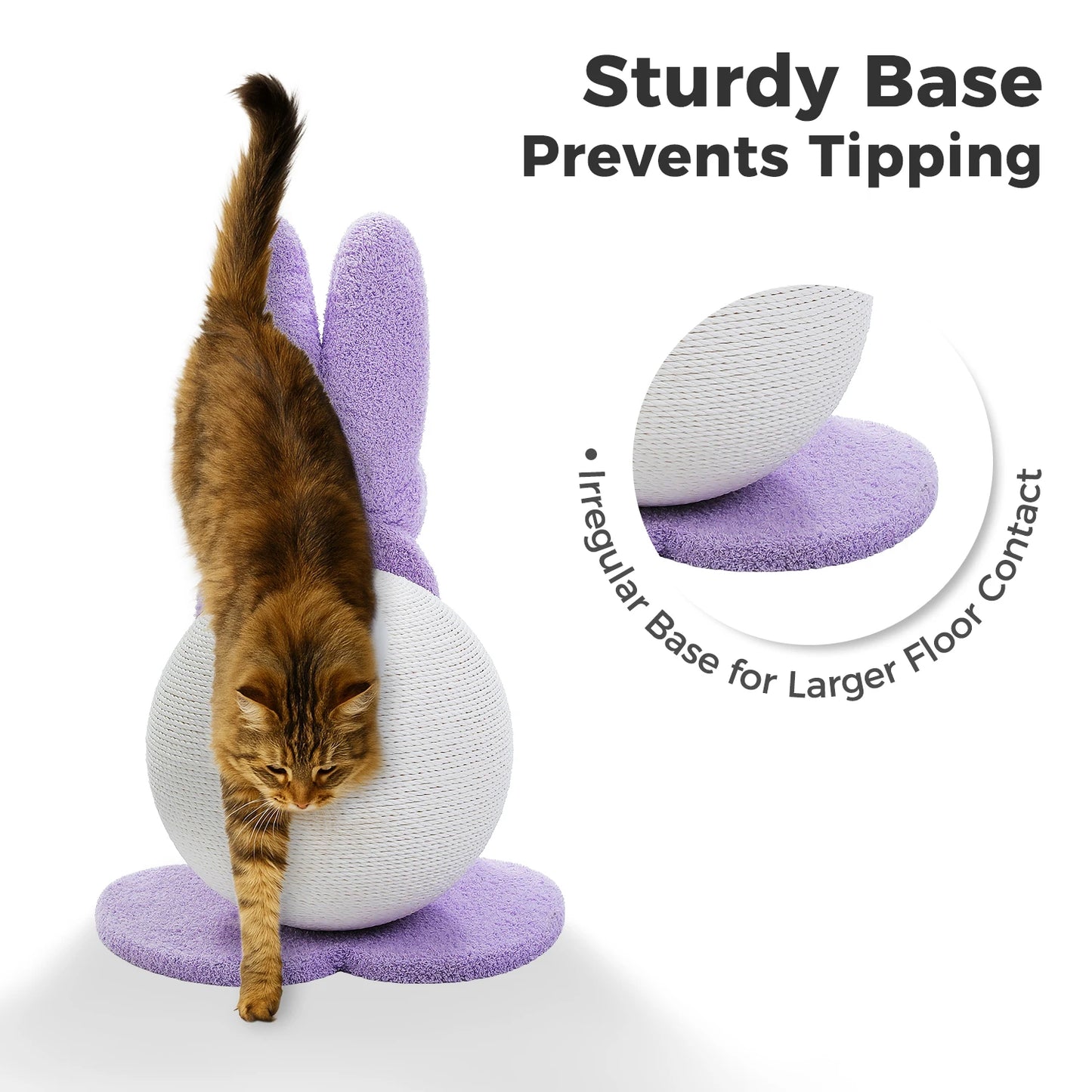 Modern Cat Scratching Post with Perch (61 cm)