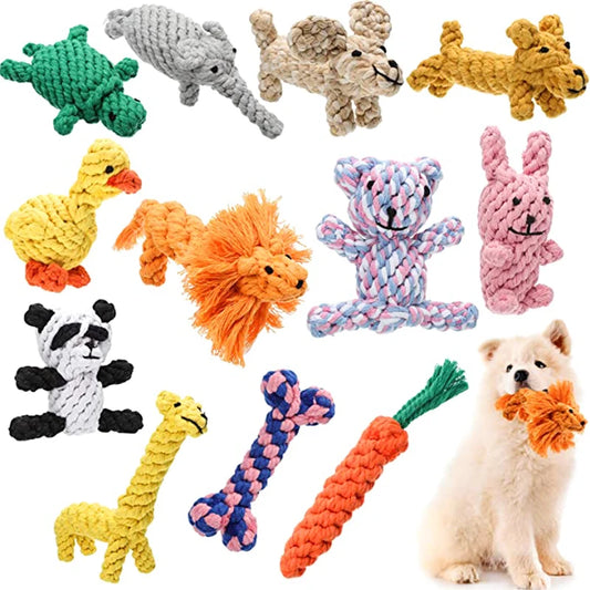 Durable Rope Dog Toy for Chewing & Tug Play