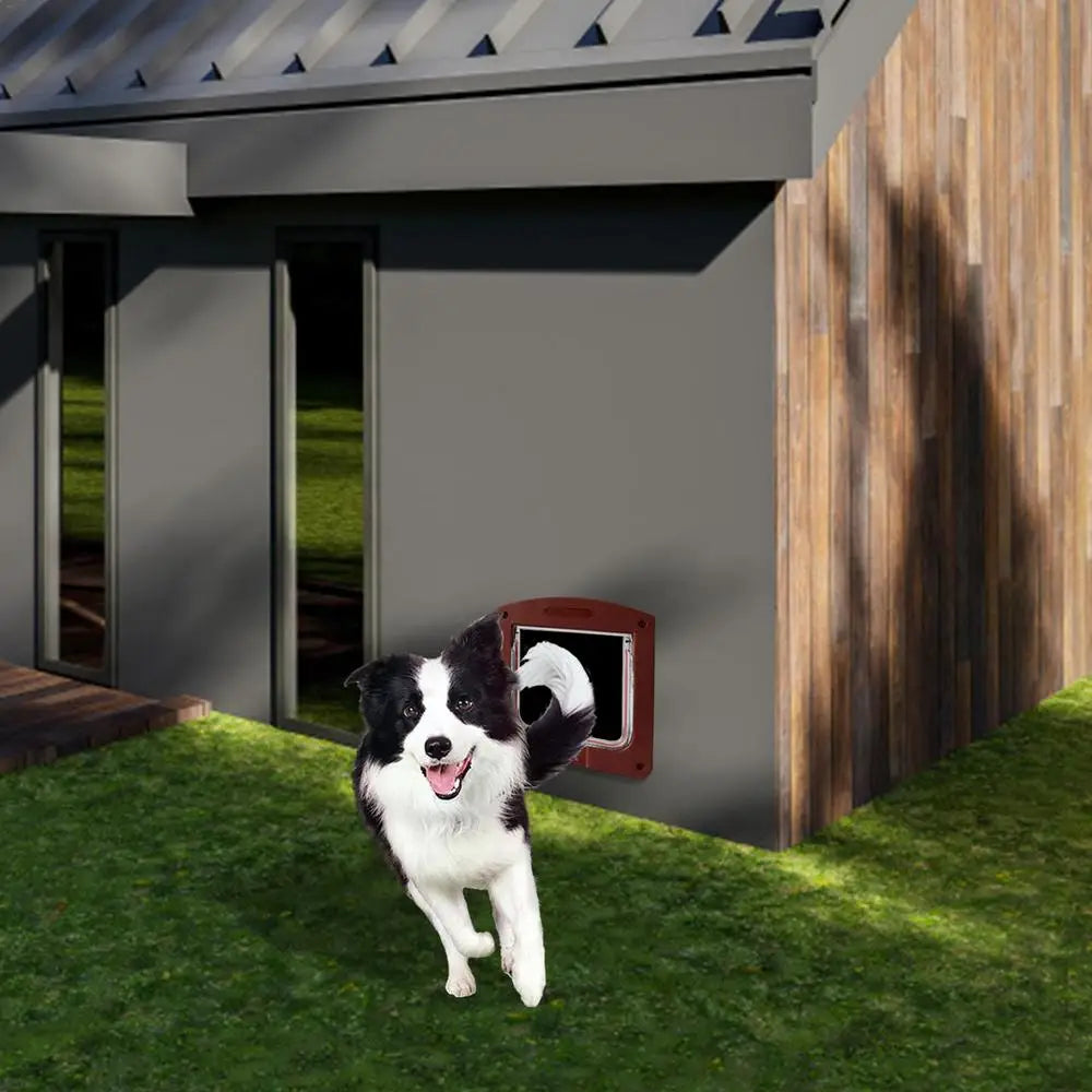 4-Way Locking Weatherproof Pet Door for Cats & Dogs