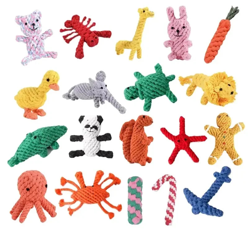 Durable Rope Dog Toy for Chewing & Tug Play