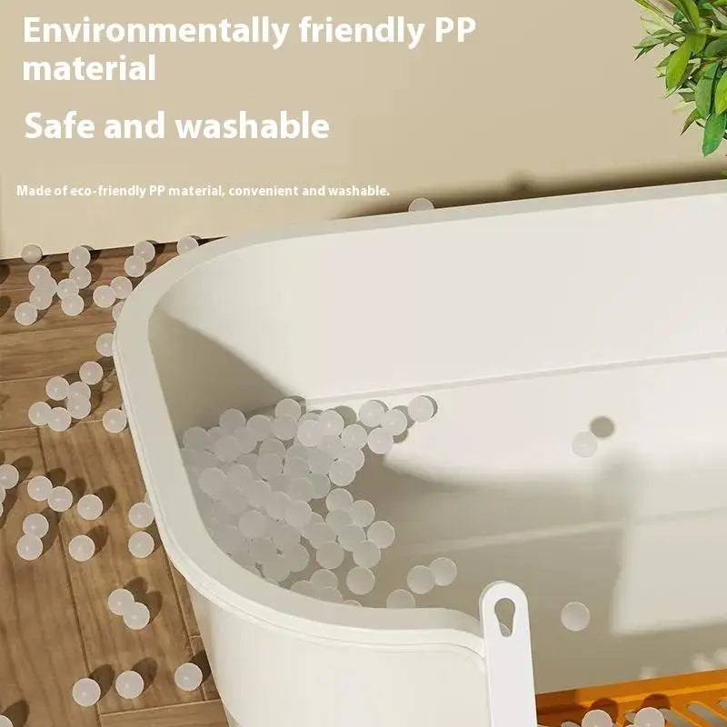 Multifunctional Semi-Enclosed Cat Litter Box – Large Capacity, Odor-Resistant